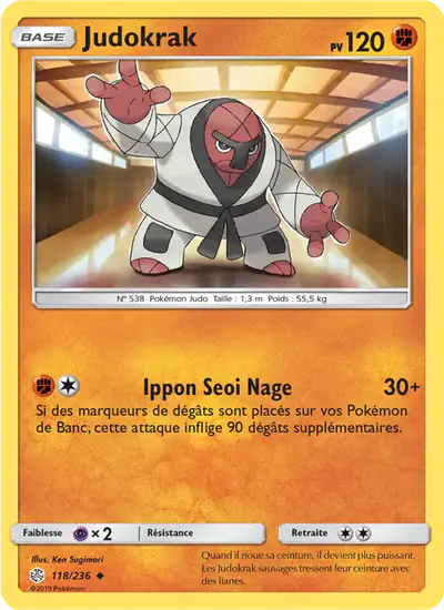 Image de la carte Pokemon Judokrak 118/236