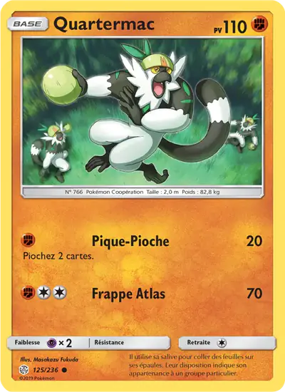 Image de la carte Pokemon Quartermac 125/236
