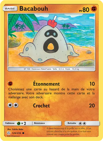 Image de la carte Pokemon Bacabouh 126/236