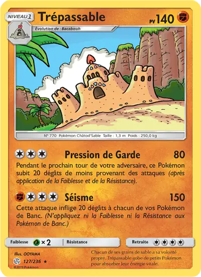 Image de la carte Pokemon Trépassable 127/236