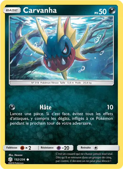 Image de la carte Pokemon Carvanha 132/236