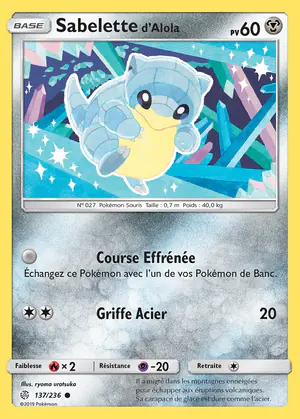 Sabelette d'Alola 137/236