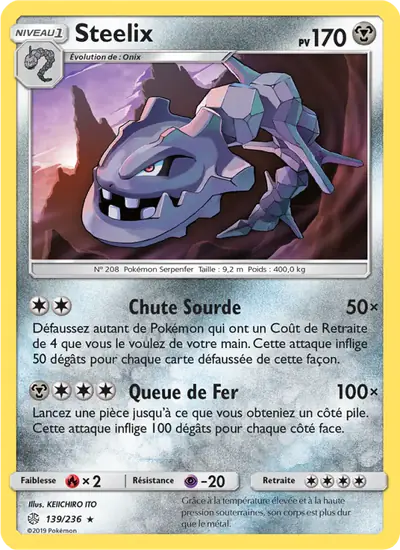 Image de la carte Pokemon Steelix 139/236