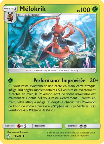 Image de la carte Pokemon Mélokrik 14/236
