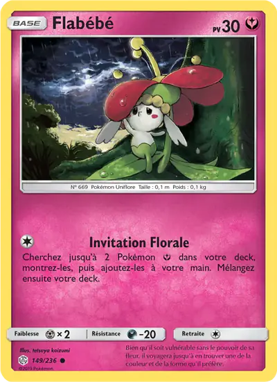 Image de la carte Pokemon Flabébé 149/236