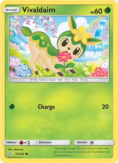 Image de la carte Pokemon Vivaldaim 15/236