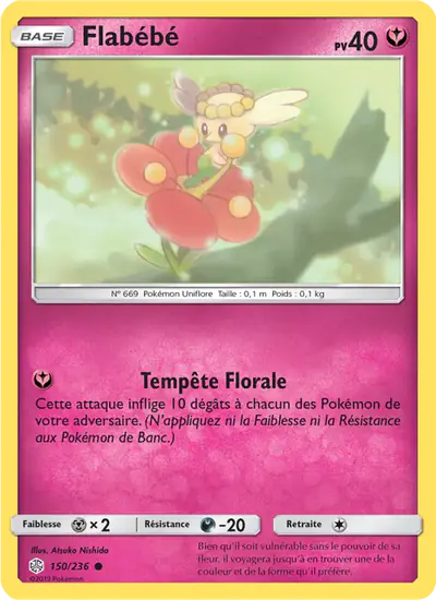Image de la carte Pokemon Flabébé 150/236