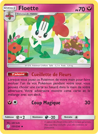 Image de la carte Pokemon Floette 151/236
