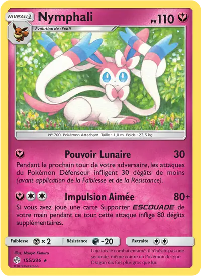 Image de la carte Pokemon Nymphali 155/236