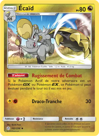 Image de la carte Pokemon Écaïd 162/236