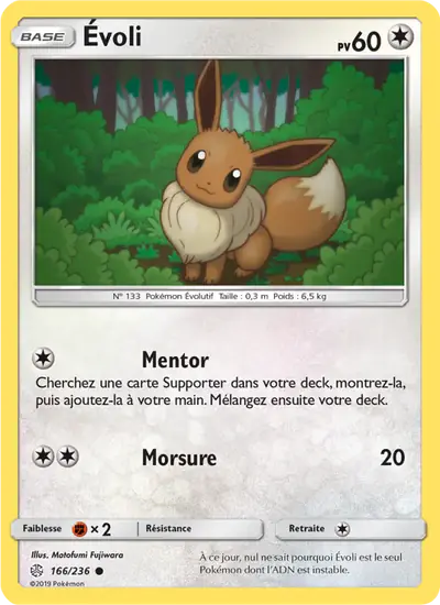 Image de la carte Pokemon Évoli 166/236