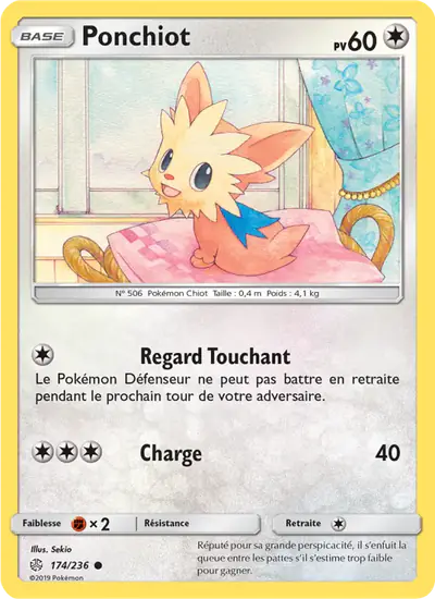 Image de la carte Pokemon Ponchiot 174/236