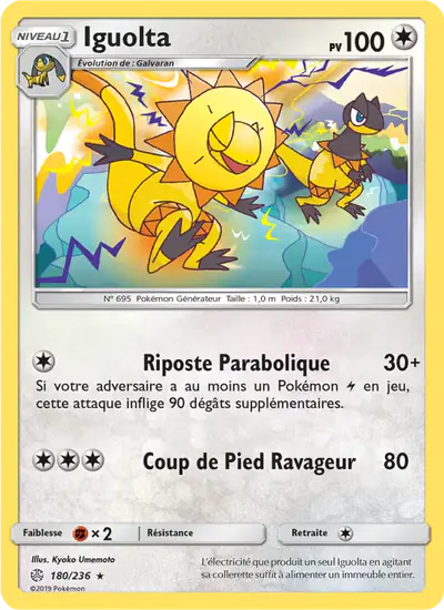 Image de la carte Pokemon Iguolta 180/236