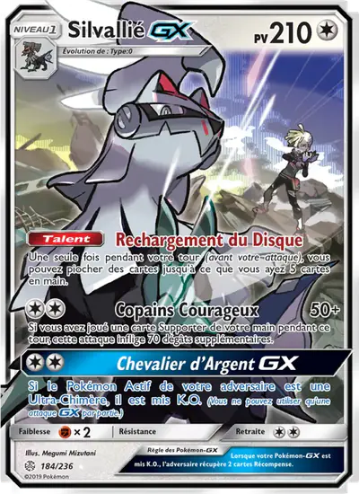 Image de la carte Pokemon Silvallié GX 184/236