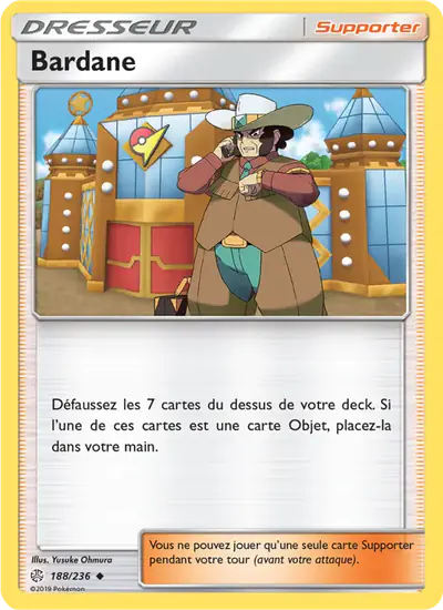 Image de la carte Pokemon Bardane 188/236