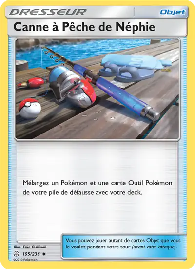 Image de la carte Pokemon Canne à Pêche de Néphie 195/236