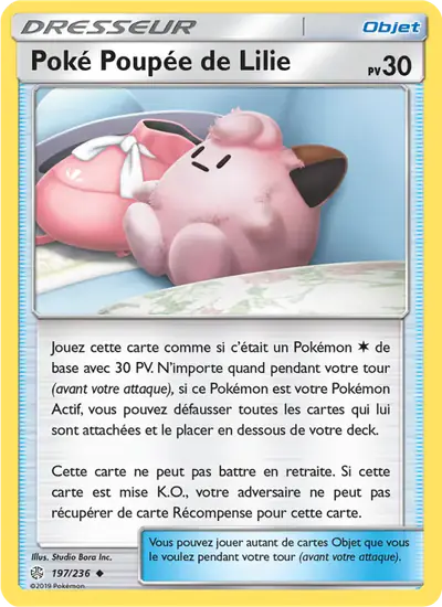 Image de la carte Pokemon Poké Poupée de Lilie 197/236