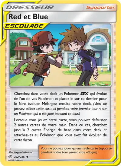 Image de la carte Pokemon Red et Blue 202/236
