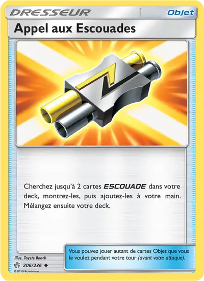 Image de la carte Pokemon Appel aux Escouades 206/236