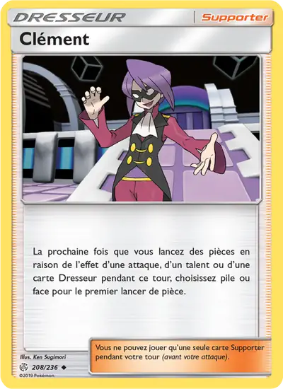 Image de la carte Pokemon Clément 208/236