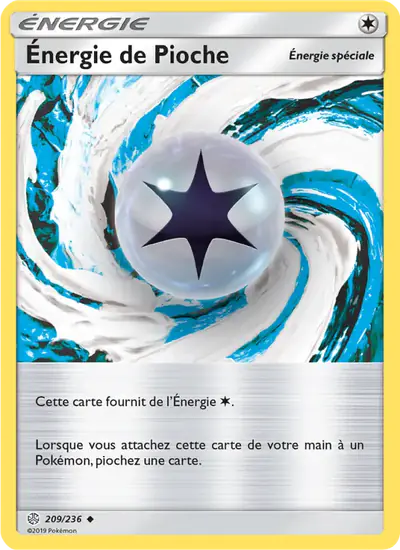 Image de la carte Pokemon Énergie de Pioche 209/236
