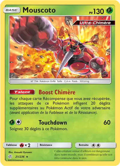 Image de la carte Pokemon Mouscoto 21/236