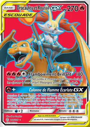 Dracaufeu et Roussil GX 212/236