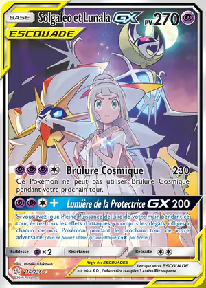 Solgaleo et Lunala GX 216/236