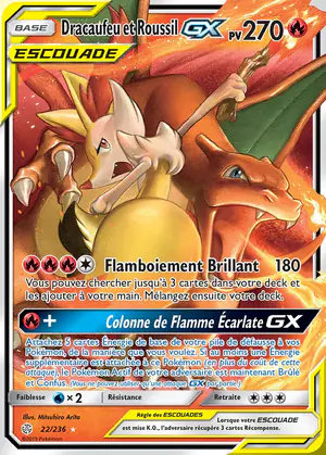 Dracaufeu et Roussil GX 22/236
