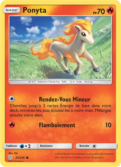 Image de la carte Pokemon Ponyta 23/236