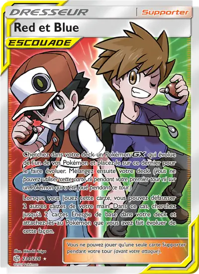 Image de la carte Pokemon Red et Blue 234/236