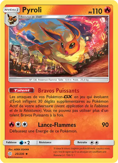 Image de la carte Pokemon Pyroli 25/236