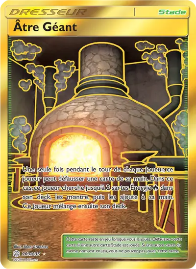 Image de la carte Pokemon Âtre Géant 263/236