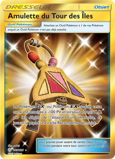 Image de la carte Pokemon Amulette du Tour des Îles 265/236