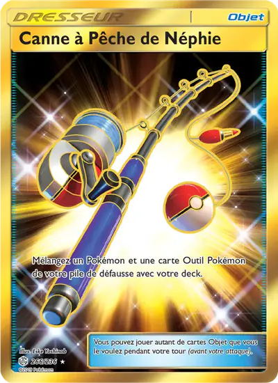 Image de la carte Pokemon Canne à Pêche de Néphie 266/236