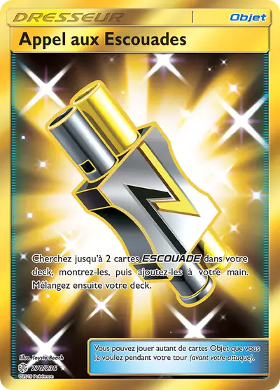 Image de la carte Pokemon Appel aux Escouades 270/236