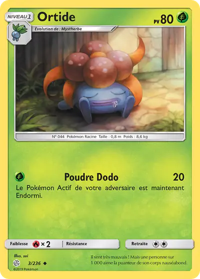 Image de la carte Pokemon Ortide 3/236