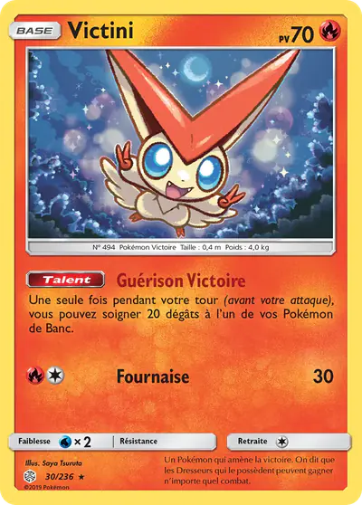 Image de la carte Pokemon Victini 30/236