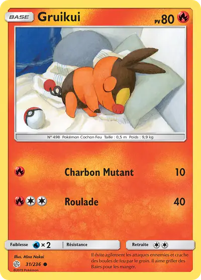 Image de la carte Pokemon Gruikui 31/236