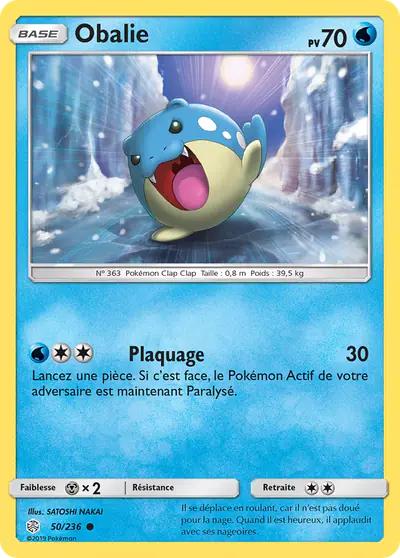 Image de la carte Pokemon Obalie 50/236