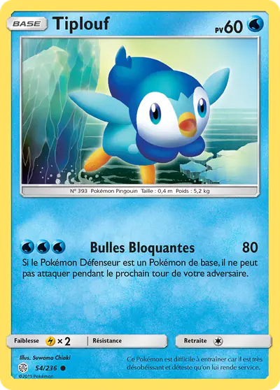 Image de la carte Pokemon Tiplouf 54/236
