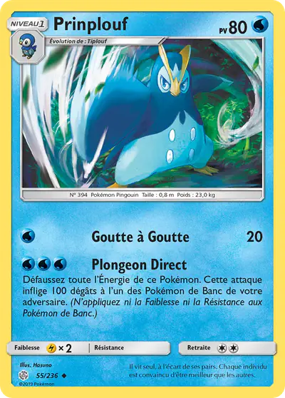 Image de la carte Pokemon Prinplouf 55/236