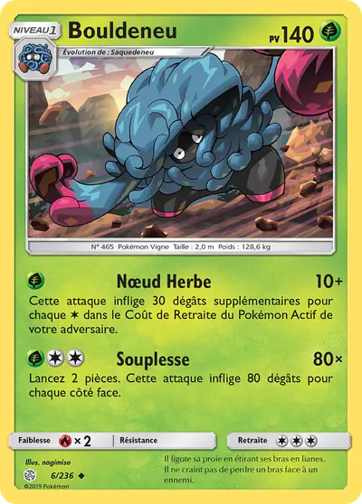 Image de la carte Pokemon Bouldeneu 6/236