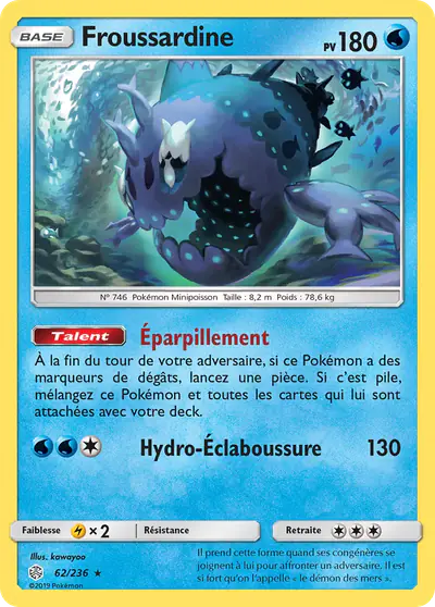 Image de la carte Pokemon Froussardine 62/236
