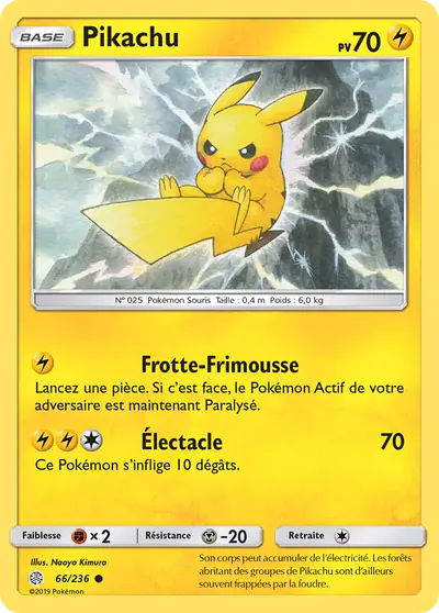 Image de la carte Pokemon Pikachu 66/236