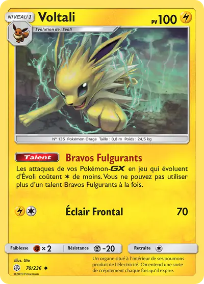 Image de la carte Pokemon Voltali 70/236