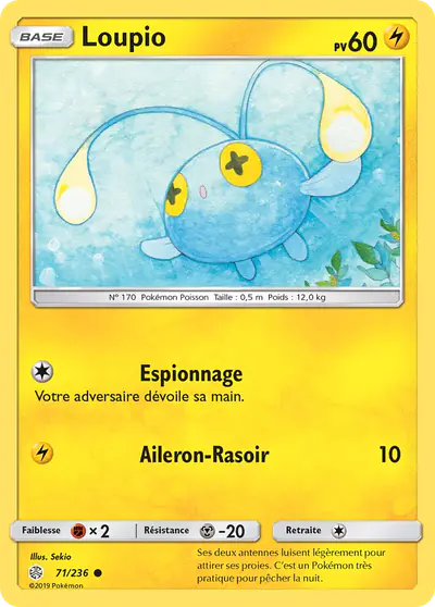 Image de la carte Pokemon Loupio 71/236