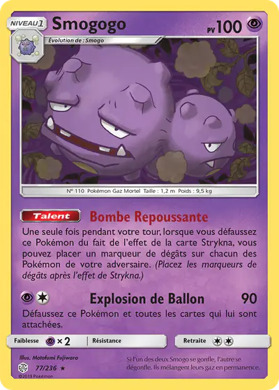 Image de la carte Pokemon Smogogo 77/236