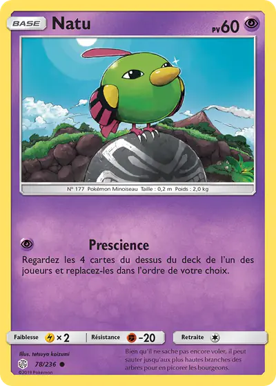 Image de la carte Pokemon Natu 78/236