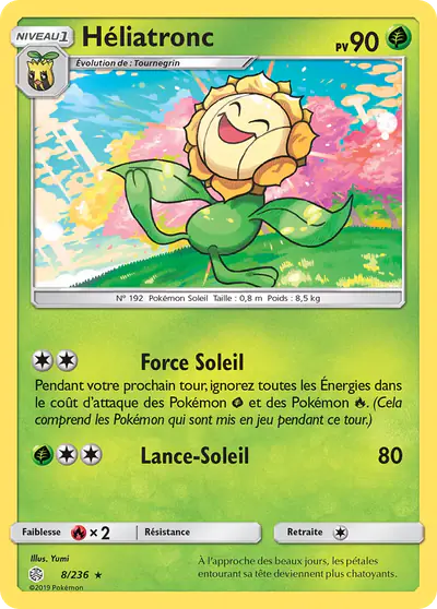 Image de la carte Pokemon Héliatronc 8/236